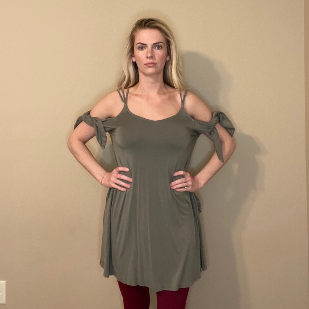 Green summer dress